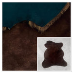 Brown Merino : 10mm 4x Piece Ironed Wool Sheepskin With Suede Reverse (Ref-gh.eol) Bundle 585