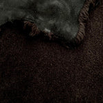 UK Sheepskin Brown :14mm Curly Wool 4x Piece Bundle with Suede Reverse (Ref-gh.eol) Bundle 586