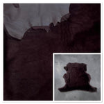 Merino Dark-Wine : 10mm Ironed Wool 4x Piece Bundle with Nappalan Reverse (Ref-gh.eol) Bundle 587