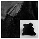 Merino Black : 10mm Ironed Wool 11x Piece Bundle with Nappalan Reverse (Ref-gh.eol) Bundle 590