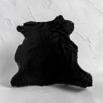 Merino Black : 10mm Ironed Wool 11x Piece Bundle with Nappalan Reverse (Ref-gh.eol) Bundle 590