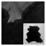 Sheepskin Black :14mm Curly Wool 7x Piece Bundle with  Nappalan Reverse (Ref-gh.eol) Bundle 594
