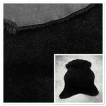 UK Sheepskin Black :14mm Curly Wool 6x Piece Bundle with Nappalan Reverse (Ref-gh.eol) Bundle 595