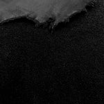 Merino Curly Black : 12mm Ironed Wool 9x Piece Bundle with Suede Reverse (Ref-gh.eol) Bundle 596
