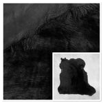 Large Sheepskin Black : 4x Piece Shearling Bundle With Suede Reverse (Ref-gh.eol) Bundle 599