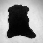 Tightly Curled Merino Black : 6x Piece Sheepskin Bundle with Nappalan Reverse (Ref-gh.eol) Bundle 602