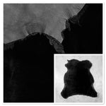 Merino Black : 12mm Ironed Wool 4x Piece Bundle with Nappalan Reverse (Ref-gh.eol) Bundle 603