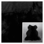 Black Merino : 10mm 5x Piece Ironed Wool Sheepskin With Suede Reverse (Ref-gh.eol) Bundle 609