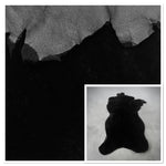 Small Merino Black : 10mm Straight Wool 9x Piece Sheepskin Bundle with Nappalan Reverse (Bundle 610)
