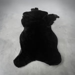 Small Merino Black : 10mm Straight Wool 9x Piece Sheepskin Bundle with Nappalan Reverse (Bundle 610)