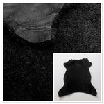 Curly Merino Black : 10mm 11x Piece Sheepskin Bundle with Suede Reverse (Ref-gh.eol) Bundle 613