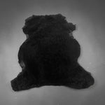 Australian Merino Black : 5x Piece Curly Sheepskin Bundle with Suede Reverse (Ref-gh.eol) Bundle 614