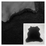 Merino Black : 12mm Curly Wool 5x Piece Bundle with Nappalan Reverse (Ref-gh.eol) Bundle 615