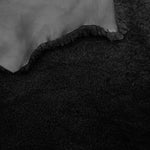 Merino Black : 12mm Curly Wool 5x Piece Bundle with Nappalan Reverse (Ref-gh.eol) Bundle 615