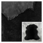 Small Merino Black : 10mm Straight Wool 6x Piece Sheepskin Bundle with Suede Reverse (Ref-gh.eol) Bundle 621