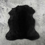 Small Merino Black : 10mm Straight Wool 6x Piece Sheepskin Bundle with Suede Reverse (Ref-gh.eol) Bundle 621