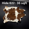 Natural Hair On Cow Hide : This Hide Is Perfect For Wall Hanging, Leather Rugs, Leather Upholstery & Leather Accessories. (Hide 622)