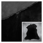 Black Merino : 12mm 6x Piece Ironed Wool Sheepskin With Suede Reverse (Ref-gh.eol) Bundle 623