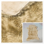 Wavy Sheepskin Cream : 3x Piece Shearling Bundle With Suede Reverse (Ref-gh.eol) Bundle 628