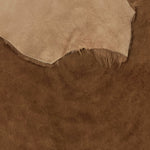 Brown Merino A/B Grade : 10mm 10x Piece Ironed Wool Sheepskin With Suede Reverse (Ref-gh.eol) Bundle 632