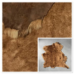 Shaved Sheepskin Tan B-Grade : 26x Piece Low Quality (Mixed) Shearling Bundle With Suede Reverse (Ref-gh.eol) Bundle 634