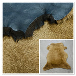 UK Sheepskin Ginger :14mm Curly Wool 4 Piece Bundle with Nappalan Reverse (Ref-gh.eol) Bundle 636