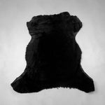 Merino Black : 12mm Ironed Wool 6x Piece Bundle with Nappalan Reverse (Ref-gh.eol) Bundle 637