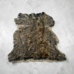 Wavy Tri-Colour Sheepskin : 9x Piece Shearling Bundle With Suede Reverse (Ref-gh.eol) Bundle 651
