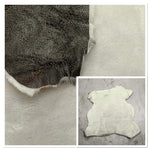 Cream Ironed Sheepskin : 5x Piece Shearling Bundle With Distressed Nappalan Reverse (Ref-gh.eol) Bundle 646