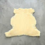 UK Sheepskin Cream :14mm Curly Wool 8x Piece Bundle with Suede Reverse (Ref-gh.eol) Bundle 656