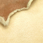 UK Sheepskin Cream :14mm Curly Wool 8x Piece Bundle with Suede Reverse (Ref-gh.eol) Bundle 656