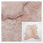 Wavy Sheepskin Pink : 7x Piece Shearling Bundle With Suede Reverse (Ref-gh.eol) Bundle 658