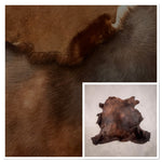 Large Toscana Patchy Chestnut Brown : 5x Piece Shearling Bundle With Suede Reverse (Ref-gh.eol) Bundle 664