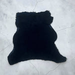 Merino Darkest-Blue : 10mm Curly Wool 6x Piece Bundle with Suede Reverse (Ref-gh.eol) Bundle 667