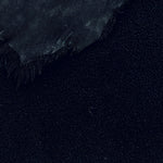 Merino Darkest-Blue : 10mm Curly Wool 6x Piece Bundle with Suede Reverse (Ref-gh.eol) Bundle 667