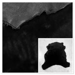 Large Ironed Black Sheepskin : 9x Piece Shearling Bundle With Suede Reverse (Ref-gh.eol) Bundle 668