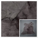 Charcoal Grey Merino : 10mm 5x Piece Ironed Wool Sheepskin With Suede Reverse (Ref-gh.eol) Bundle 669