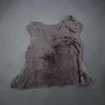 Charcoal Grey Merino : 10mm 5x Piece Ironed Wool Sheepskin With Suede Reverse (Ref-gh.eol) Bundle 669
