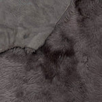 Charcoal Grey Merino : 10mm 5x Piece Ironed Wool Sheepskin With Suede Reverse (Ref-gh.eol) Bundle 669