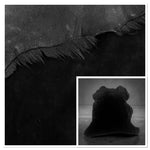 Merino Black : 12mm Ironed Wool 10x Piece Bundle with Suede Reverse (Ref-gh.eol) Bundle 660