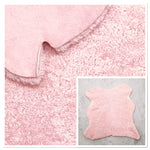 Small Merino Pink : B-Grade 10mm Curly Wool 11x Piece Sheepskin Bundle with Suede Reverse (Ref-gh.eol) Bundle 673