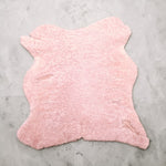 Small Merino Pink : B-Grade 10mm Curly Wool 11x Piece Sheepskin Bundle with Suede Reverse (Ref-gh.eol) Bundle 673