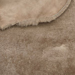 UK Sheepskin Biscuit B-Grade :14mm Curly Wool 6x Piece Bundle with Suede Reverse (Ref-gh.eol) Bundle 676