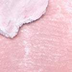 Merino Pink : 8mm Curly Wool 4x Piece Bundle with Suede Reverse (Ref-gh.eol) Bundle 678