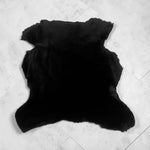 UK Sheepskin Black :14mm Ironed Wool 4x Piece Bundle with Nappalan Reverse (Ref-gh.eol) Bundle 684