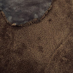 UK Sheepskin Rich Brown :14mm Curly Wool 5x Piece Bundle with Suede Reverse (Ref-gh.eol) Bundle 687