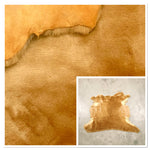 Merino Cognac : 12mm Ironed Wool 6x Piece Bundle with Suede Reverse (Ref-gh.eol) Bundle 692