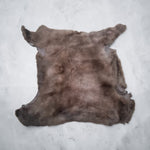 Wavy Patchy Non Matching Brown Sheepskin : 8x Piece Shearling Bundle With Suede Reverse (Ref-gh.eol) Bundle 695