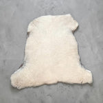 UK Sheepskin Cream :14mm Curly Wool 9x Piece Bundle with Animal Print Suede Reverse (Ref-gh.eol) Bundle 696