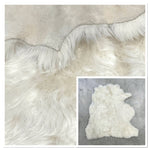 Large Toscana Cream B-Grade : x4 Piece Shearling Bundle With Suede Reverse (Ref-gh.eol) Bundle 697